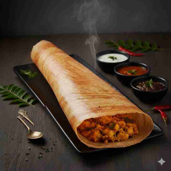 Rava Masala Dosa